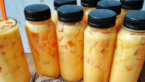 Menu Buka Puasa : Es Jelly Mangga yang Segar