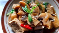 Menu Buka Puasa Hari ke-7 Ramadan 1442H: Jamur Kancing Saus Tiram