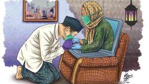 Sebelum Sungkeman di Hari Lebaran Wajib Suntik Vaksin Covid-19 Dulu Ya…