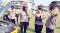 Kapolres Sukabumi Kota Periksa Kelaikan Kendaraan Dinas Patroli Quick Respon