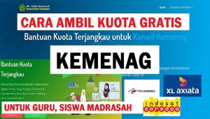 Kemenag Mulai Salurkan Bantuan Paket Data Internet Tahap Pertama