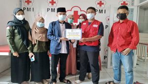 Peduli Palestina, BEM STAI Syamsul’ulum Salurkan Donasi Melalui PMI