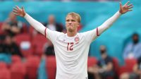 Gol Kasper Dolberg jadi Pembeda di Babak Pertama, Denmark Ungguli Wales 1-0