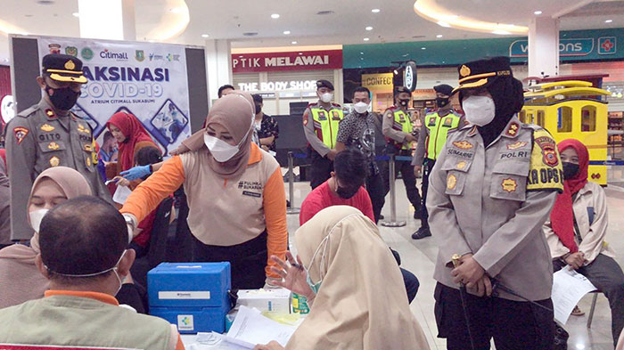 Polres Sukabumi Kota Vaksinasi