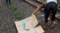 Dua lansia Misterius tewas tersambar kereta api Jurusan Sukabumi-Cianjur