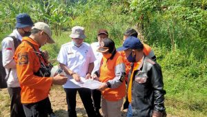 Mulai Ukur Lahan Huntap Relokasi Warga Terdampak Retakan Tanah Nyalindung