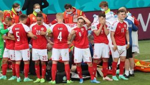 Christian Eriksen Pingsan, Laga Denmark vs Finlandia Ditangguhkan