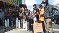 Tabung oksigen mulai langka, Warga antre isi ulang, Begini Penampakannya