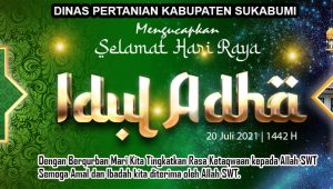 Distan Kabupaten Sukabumi Mengucapkan Selamat Hari Raya Idul Adha 1442H