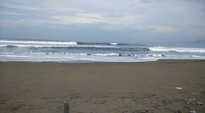 Kondisi Pantai Citepus Palabuhanratu Kabupaten Sukabumi