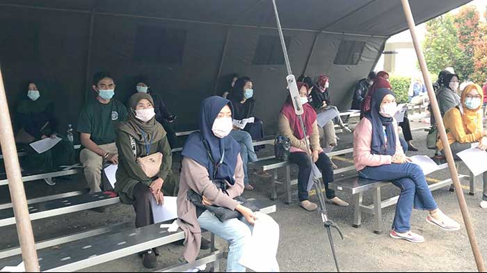 VAKSINASI: Polres Sukabumi Kota