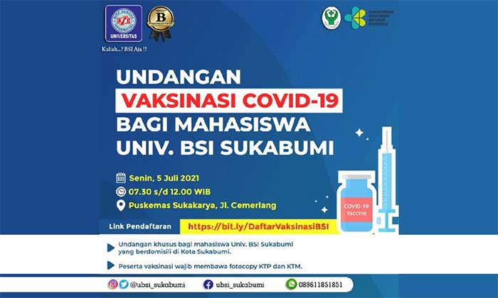 UBSI Sukabumi Vaksinasi