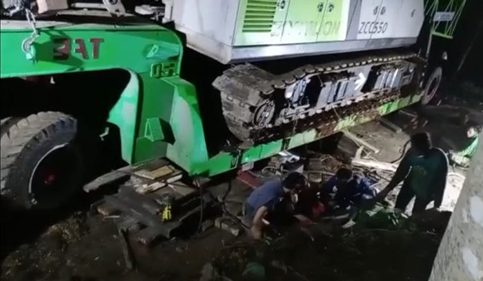 Alat Berat Proyek Panas Bumi Sukabumi
