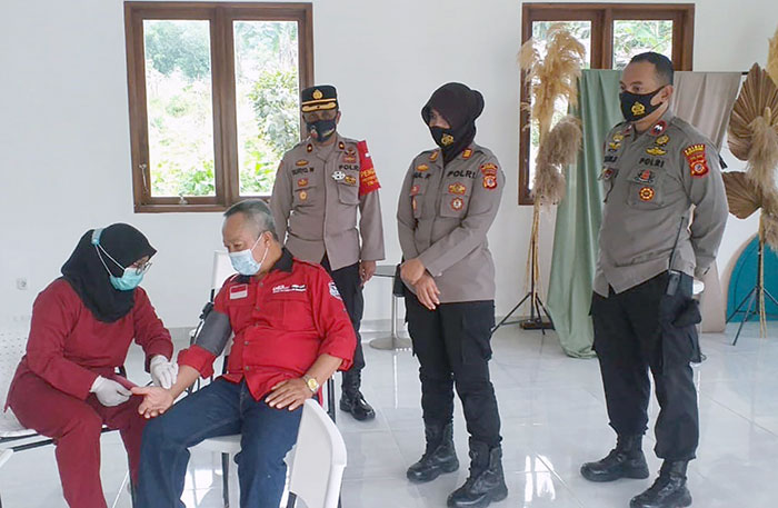 Gerai Vaksin Presisi Polresta Sukabumi