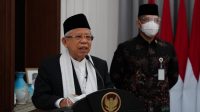 Wapres Ma’ruf Resmikan Program Vaksinasi Covid-19 Kita Jaga Kyai