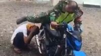 Anggota TNI bernasib Tragis, Usai Tempelkan Telinga Warga ke Knalpot