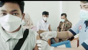 SMKN 1 Sagaranten Sukses Gelar Vaksinasi