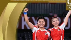 Greysia/Apriyani Raih Emas Olimpiade, Jokowi : Ini Jadi Kado Ulang Tahun Kemerdekaan Indonesia