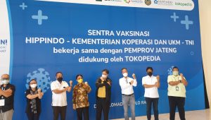 Menko Airlangga : Sentra Vaksinasi Harus Disiplin Terapkan Prokes