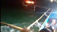 Perahu Nelayan Ujung Genteng Terbakar Saat Cari Ikan, Begini Kronologisnya