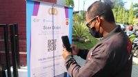 Masuk Mako Polres Sukabumi Sekarang Wajib Scan QR PeluliLindungi
