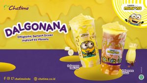 Chatime Hadirkan Illumination’s Minions di Menu Terbaru Dalgonana