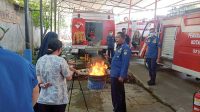 Edukasi Anak TK, Damkar Kota Sukabumi Kenalkan Penyebab Kebakaran