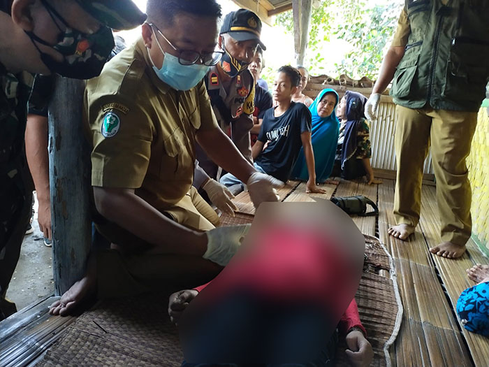 Kondisi korban gantung diri