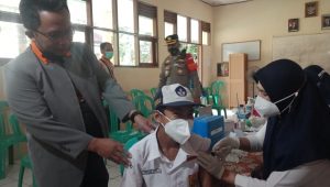 Matangkan PTM Terbatas, SMPN 10 Kota Sukabumi Gelar Vaksinasi Massal