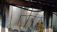 Bengkel di Klapanunggal Terbakar, Dua Motor Gosong Dilahap Api