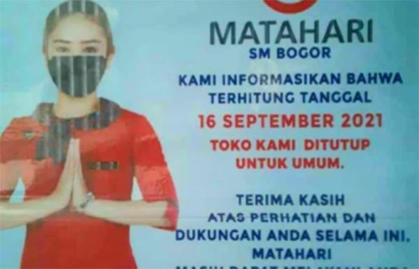 Matahari Tutup