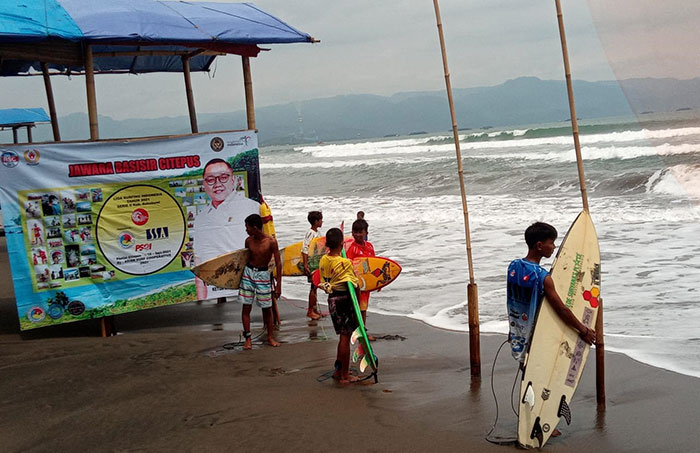 Liga Surfing Indonesia di Citepus