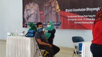 Gerai Vaksin Presisi Polresta Sukabumi, Perhari Target 500 Peserta