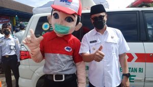 JNE dan Dishub Kota Sukabumi Sediakan 1.000 Vaksin