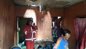 Sebuah Kontrakan di Desa Cimacan Hangus Terbakar