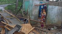 Lima Rumah di Cikidang Sukabumi Diamuk Angin Kencang