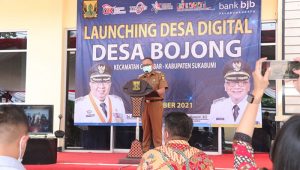 Wabup Sukabumi Luncurkan Desa Digital di Desa Bojong