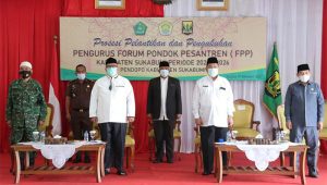 Dilantik, Forum Pondok Pesantren Kabupaten Sukabumi Periode 2021-2026