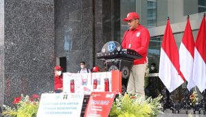 Kumham Berbagi, Seribu Bingkisan untuk Pasien Wisma Atlet Diterbar