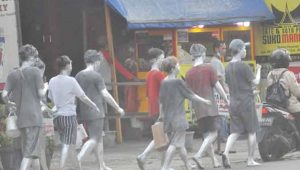 Manusia Silver di Depok Kena Jaring dan Dapat Pembinaan