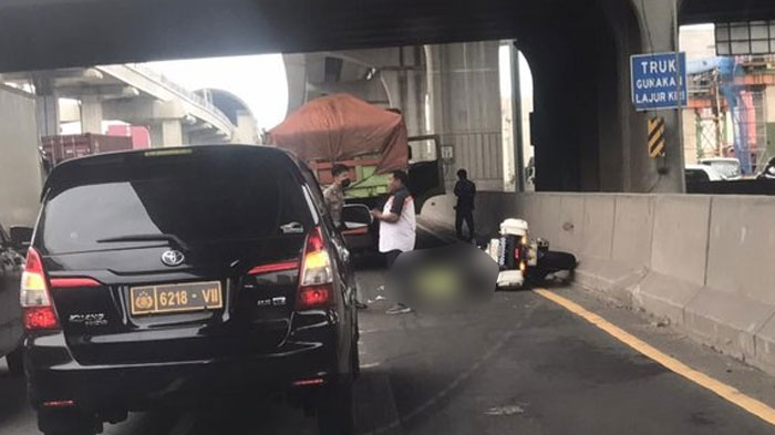 Pamwal Ditlantas Polda Metro Jaya, Iptu DS tewas