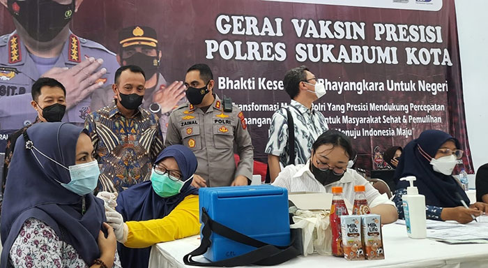 Vaksin Presisi Polresta Sukabumi