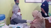 vaksinasi di Desa Ridogalih Kecamatan Cikakak