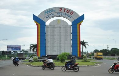Salah satu kawasan industri di Kabupaten Bekasi