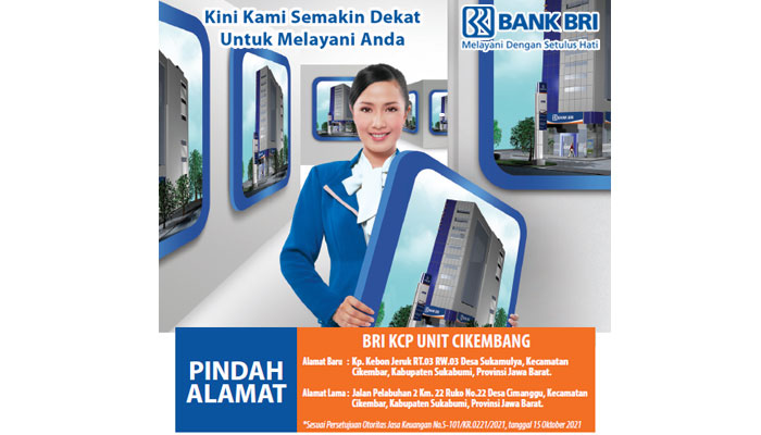 BRI KCP Unit Cikembang Pindah Alamat NOVEMBER 2021
