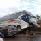 bus Sinar Jaya ringsek
