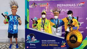 Elvan Atlet Asal Kota Sukabumi Kembali Sumbang Emas di Peparnas XVI