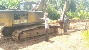 Satpol PP Tutup Galian Ilegal di Parung Panjang