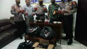 Koramil Cianjur dan Polsek Cilaku Sikat Ratusan Obat Daftar G dan Miras Oplosan