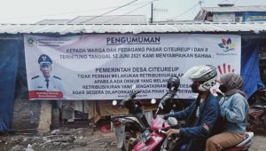 Polemik Retribusi Pasar Citeureup, Mantan dan Kades Saling Tuding